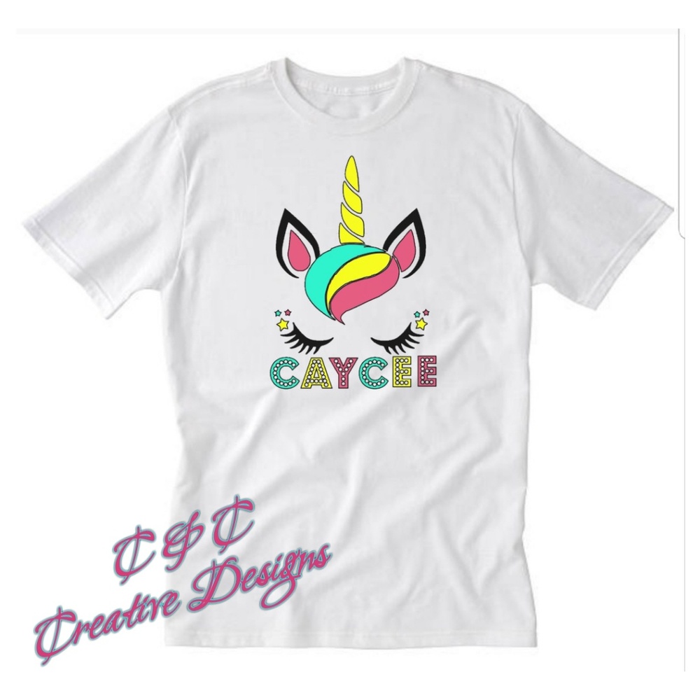Personalized Unicorn T-shirt